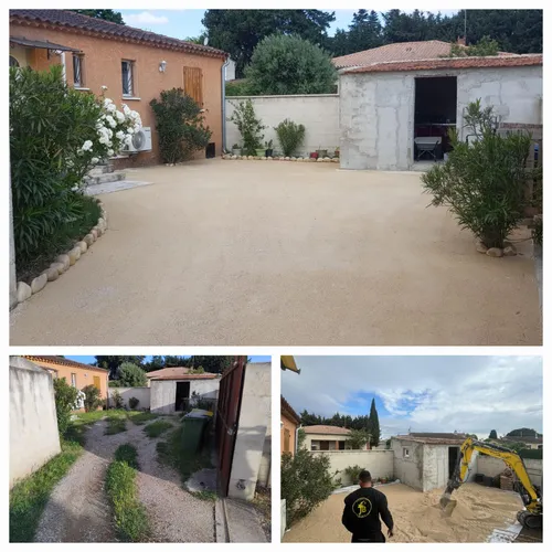 Une photo de Aménagement de terrain