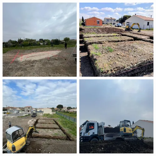 Une photo de Terrassement de fondations linéaires