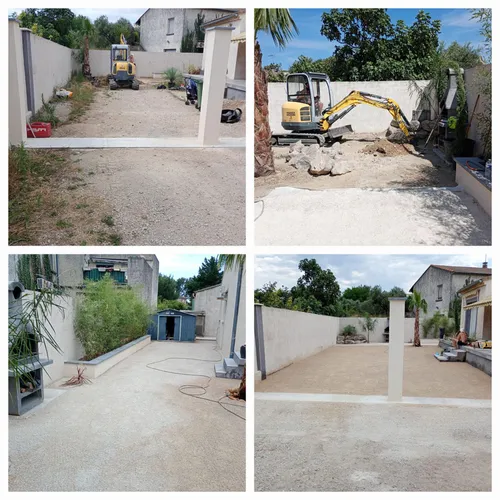 Une photo de Aménagement de jardin