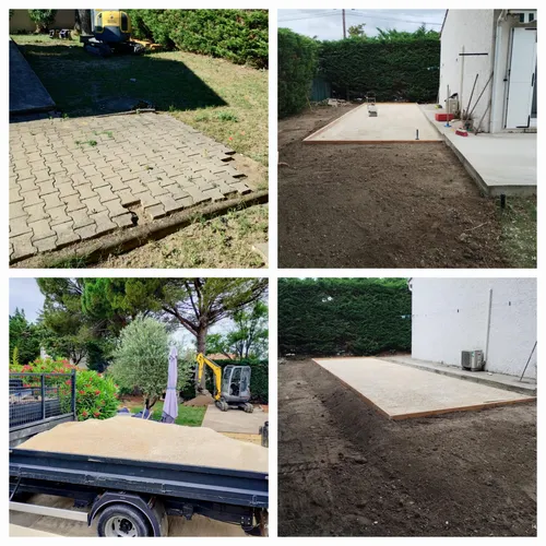 Une photo de Création d'un terrain de pétanque